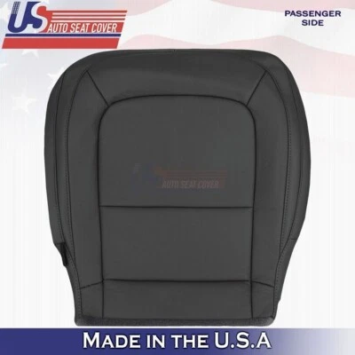 Cubierta de asiento de cuero inferior del lado del pasajero negra para GMC Canyon SLT 2015 a 2022 Foto 1 de 4