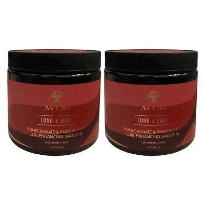 2 件装 As I Am Long & Luxe Curl 增强冰沙卷曲定霜 16 盎司 — 第 1/4 张图片