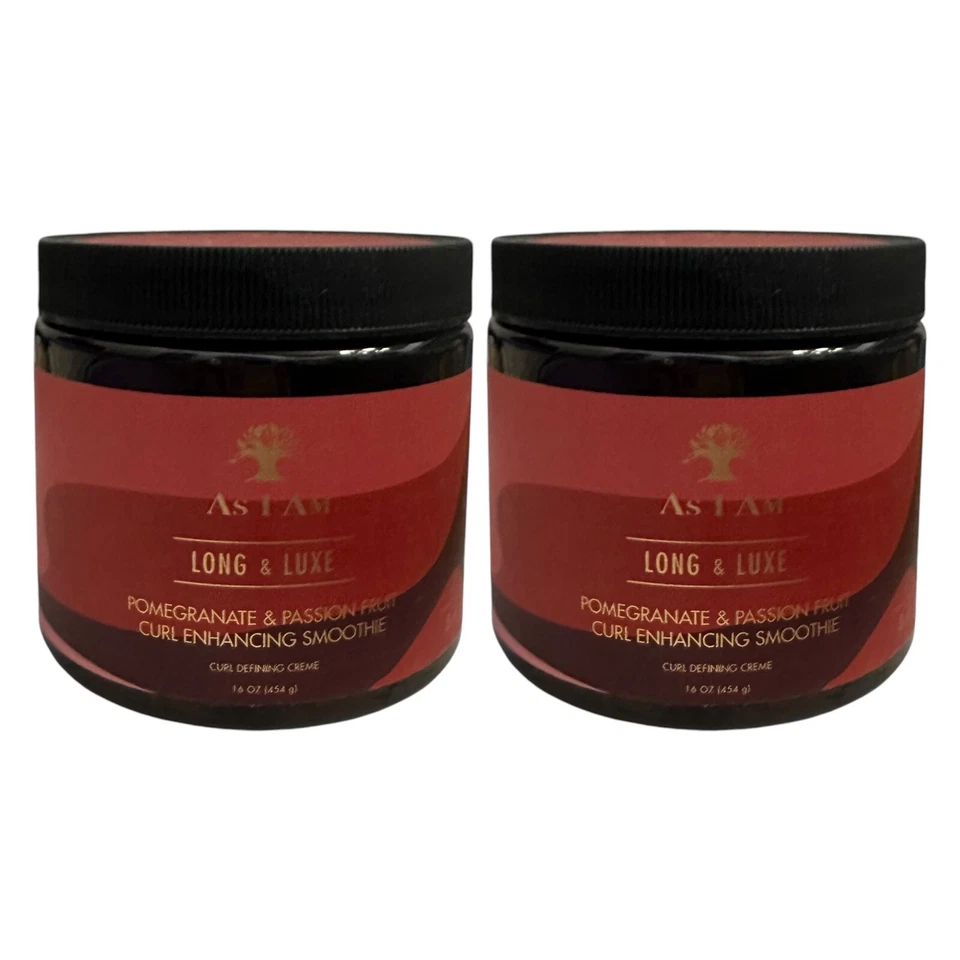 Paquete de 2 cremas definidoras de rizos para mejorar rizos As I Am Long & Luxe 16 oz Foto 1 de 4