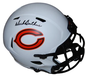 DICK BUTKUS signed (CHICAGO BEARS) Lunar F/S football helmet BECKETT WX51626 - Picture 1 of 3