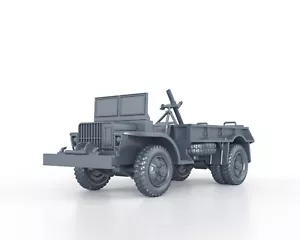 US WWII - Ford GTB Burma Jeep - 1/56 1/72 1/87 1/100 3D PRINTED - Picture 1 of 5