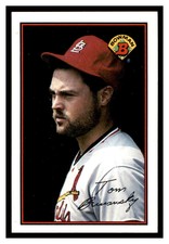 1989 Bowman #444 TOM BRUNANSKY St. Louis Cardinals ~D5M