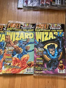 Wizard Comics Magazine October 1997 #74 Polybag Sealed Gambit (3) total - Picture 1 of 6