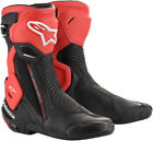 Alpinestars SMX Plus Vented Boots - 2221119-13-45 Black/Red Size 10.5