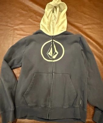 Volcom True to This Niños Jóvenes Sudadera con Capucha con Cremallera Forrada de Vellón Talla XL Foto 1 de 4
