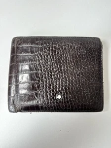 portefeuille homme Porte Carte Montblanc Italy, Cuir Exotique - Imagen 1 de 13