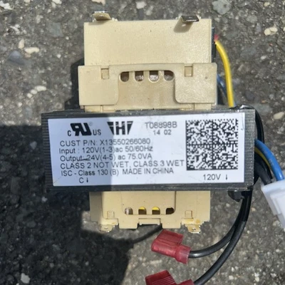 Transformador Primario 120V Trane T08898B Clase 2 Foto 1 de 4