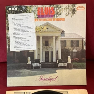 Elvis Presley Rare DJ Promo Copy Recorded Live On Stage In Memphis Vinyl Record - Foto 1 di 16