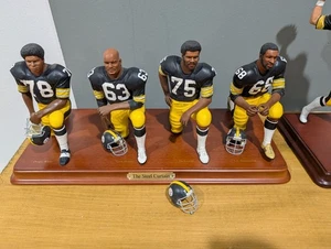 Seltene Stahlvorhang Pittsburgh Steelers Danbury neuwertig Figur Statue - Bild 1 von 4