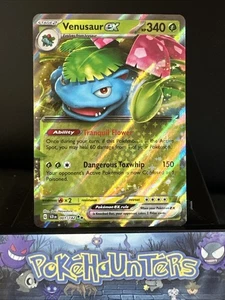Pokemon Card Venusaur ex 001/142 Half Art Stellar Crown Double Rare Near Mint - Picture 1 of 2