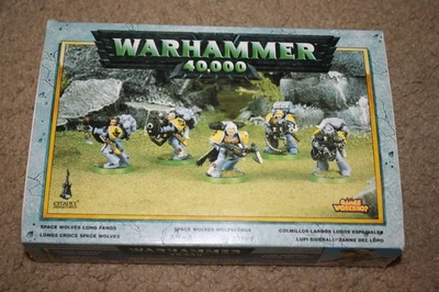 Vintage Games Workshop Space Wolves Long Fangs 2000 Edition Complete In Box - Image 1 of 4