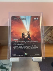 MTG,  Force of Negation Borderless 13 NM Avatar: The Last Airbender: E-L (TLE) - Picture 1 of 1