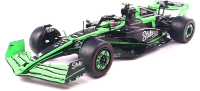 1:18 2024 STAKE F1 C44 Alfa Romeo Race Car Bahrain Gran Prix P 2024  Zhou Guanyu - Image 1 of 4
