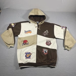 New York Chicago Atlanta Brooklyn LA Players Patchwork Hoodie Herren XL NBA - Bild 1 von 16