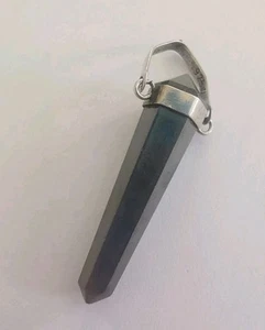 Sterling Silber Hämatit Schreiber Anhänger. R80H - Bild 1 von 3