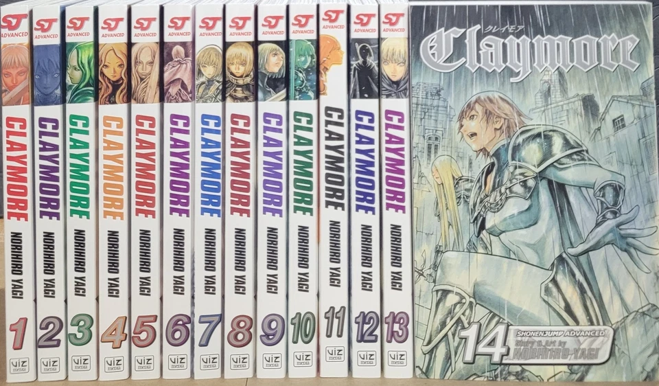 Claymore Manga Volumes 1-14 Brand New In English From Viz Media Graphic Novel  - Image 1 of 4