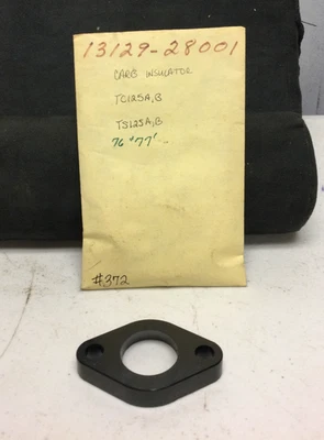 SUZUKI Carb Insulator 76 77 TS125 13129 28001 Gasket Boot Spacer - image 1 of 3