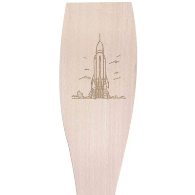 Großer Kochspachtel "Space Rocket" aus Holz (SA00023068) - Bild 1 von 2