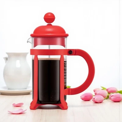 Bodum JAVA Cafetière French Press Coffee Maker 0.35L (12oz) - Red - New - image 1 of 3
