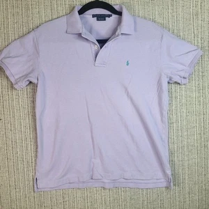 Ralph Lauren Poloshirt Herren Medium Lila Classic Fit Grün Pony Kurzarm - Bild 1 von 6