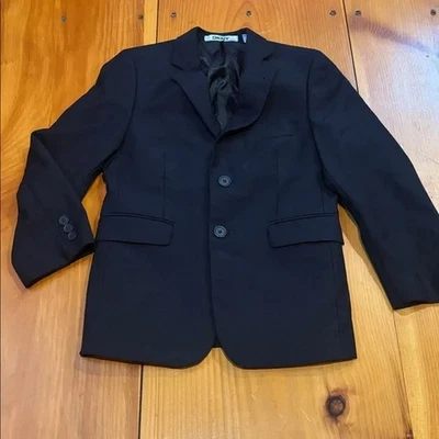 Chaqueta Blazer DKNY Niños 8 Rayas Azul Marino 100% Lana Vacaciones Ocasión Especial Foto 1 de 4