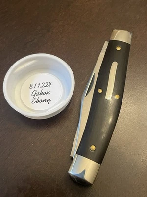 Cuchillo de ébano GEC Great Eastern Cutlery #81 Tidioute 811224 Boss Bull Keeper Gabón Foto 1 de 4