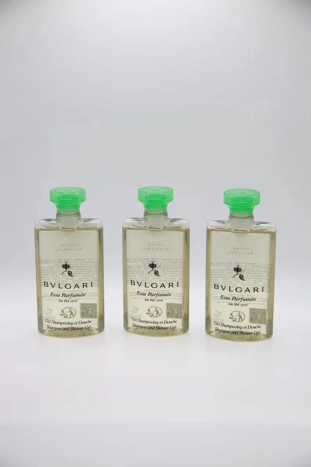 Gel de ducha BVLGARI au thé Vert (té verde) - 2,5 fl oz / 75 ml paquete de 6 NUEVO Foto 1 de 2