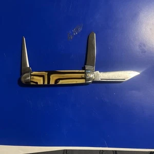 1930s Old Antique Shapleigh Diamond Edge Co. Cigar/Cattle Knife, With Punch!Nice - Picture 1 of 9