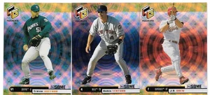 TREVOR HOFFMAN ROBIN VENTURA JD DREW LOT 1999 HOLOGRFX AUSOME GOLD 51 37 49 HOF - Picture 1 of 1