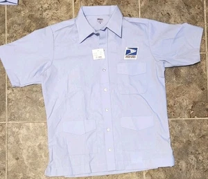 Flying cross Button-Down Postal Regulation Uniform Short Sleeve Size Medium NEW - Picture 1 of 4