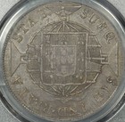 1818-R PCGS XF45 BRAZIL 960 REIS KM-326.1 CLEAR DUAL DATE W/ UNDERTYPE