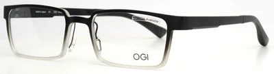 Gafas rectangulares OGI Evolution 4808 1547 negras desvanecidas para hombre 49-18-145 B:31 Foto 1 de 4