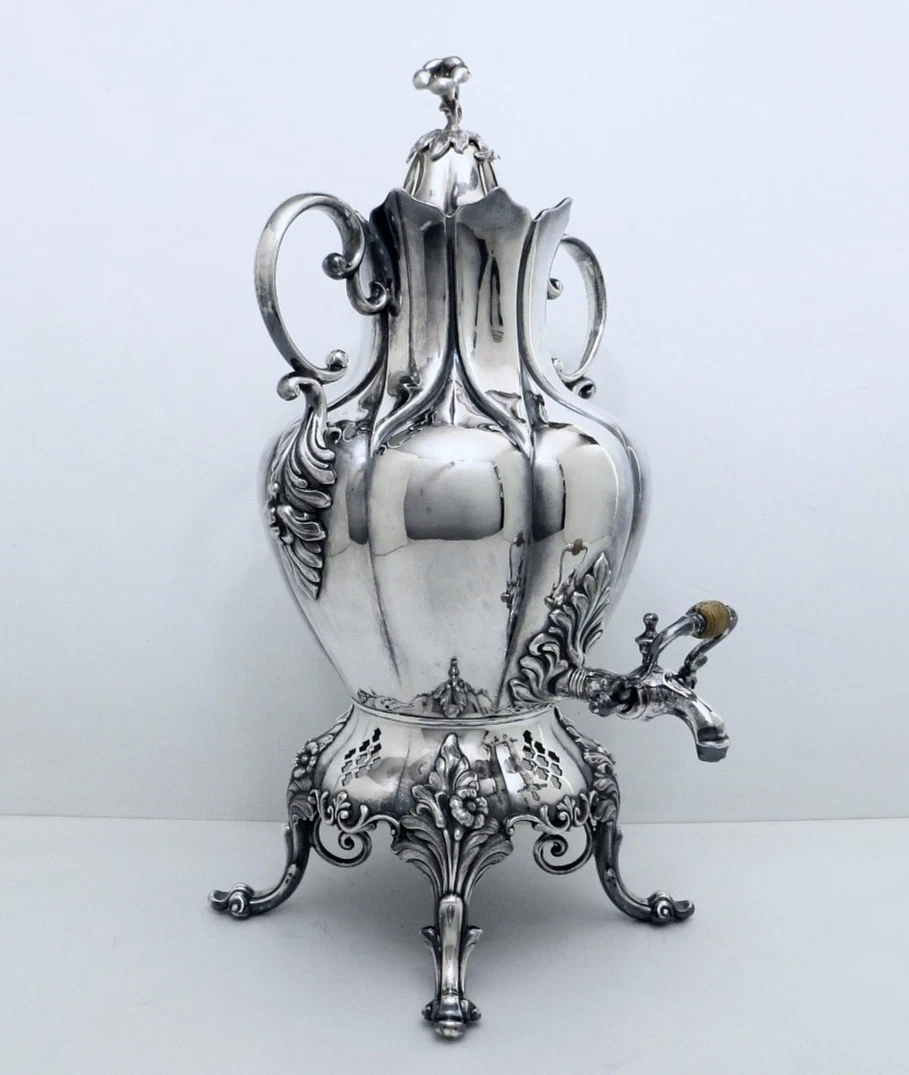 Reed & Barton Antique US Silver-Plated Teapots, Coffee Pots