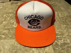 Vintage 70s 80s NFL Chicago Bears Trucker Snapback Hat London Cap Football - Picture 1 of 5