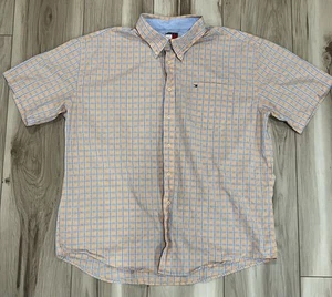 Camisa a cuadros manga corta Tommy Hilfiger para hombre talla 2XL - Imagen 1 de 8