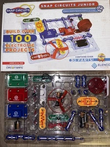 ELENCO Snap Circuits Jr. 100 Experiments Electronics Discovery Kit STEM Kids 8+ - Picture 1 of 5