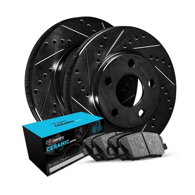For Smart Fortwo 05-15 Brake Kit eLINE Series Drilled & Slotted Front Brake Kit - Изображение 1 из 4