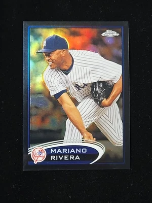 2012 Topps cromo #150 Mariano Rivera refractor negro 054/100 New York Yankees Foto 1 de 4