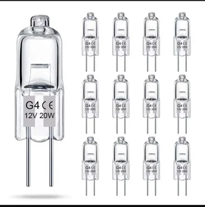 10PCS  G4 Halogen Bulbs 20W Lamp Light Bulb 12V CE - Picture 1 of 2