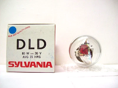 Bombilla de lámpara de proyección para proyector DLD (DFZ) 80W 30V SYLVANIA *AVG 15-HR Foto 1 de 4