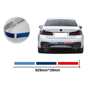 For BMW Universal M Performance Power Sport Front Rear Bumper 3D Decal Stickers