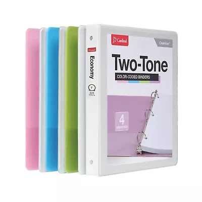 Cardinal 3 Ring Binders for School and Office 1 Inch 4 Pack 11"L x 3.88"W - Image 1 of 4