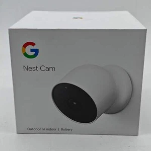 New Google Nest Cam Indoor Outdoor Camera White G3AL9 - Picture 1 of 6