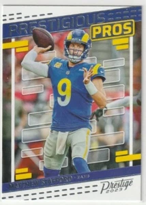 Matthew Stafford 2023 Panini Prestigious Pros #PP-16 Rams - Bild 1 von 2