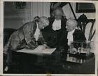 1937 Press Photo 150 anniversary of Constitution signing, H Matlock, A Kitey, R