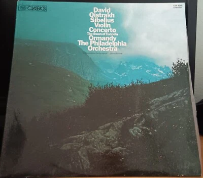 Oistrach, Ormandy, PO - Sibelius Violin Concerto In D - LP record VG+, cover VG - Image 1 of 3