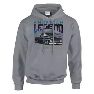 Felpa con cappuccio pullover C-10 - misto morbido cotone-poliestere, tasca frontale - Foto 1 di 6