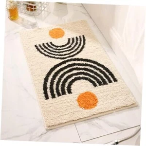 Cute Bohemian Bathroom Rug Washable Boho Home Decor Floor Mat Non B Bohemian - Picture 1 of 7