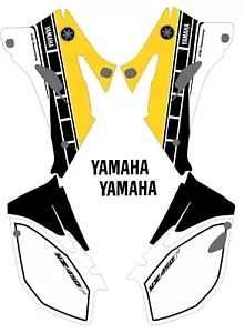 Graphics for Yamaha YZ 450F YZ450F 2006-2009 60th Anniversary Decals - Foto 1 di 1