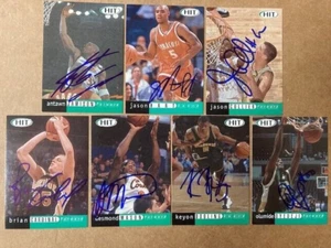 Autographed  Lot(7) of 2000 SAGE HIT Basketball Cards w/COA - Picture 1 of 1